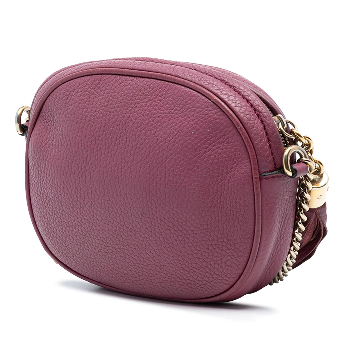 Gucci Mini Pebbled Calfskin Soho Chain Crossbody
