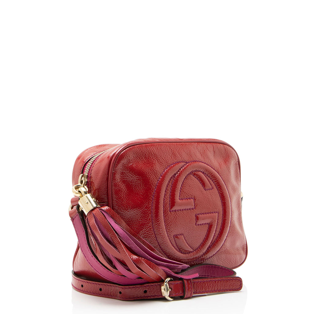 Gucci Patent Leather Soho Disco Bag