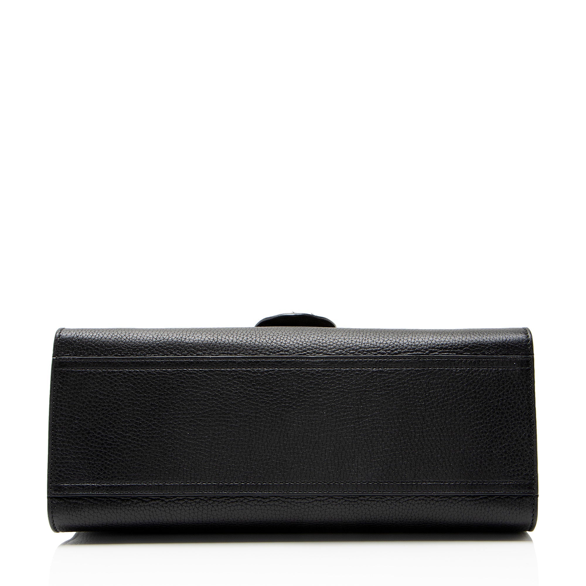 Gucci Pebbled Leather GG Marmont Top Handle