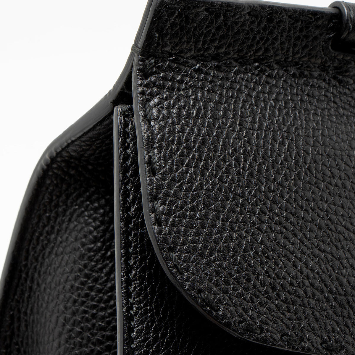 Gucci Pebbled Leather GG Marmont Top Handle