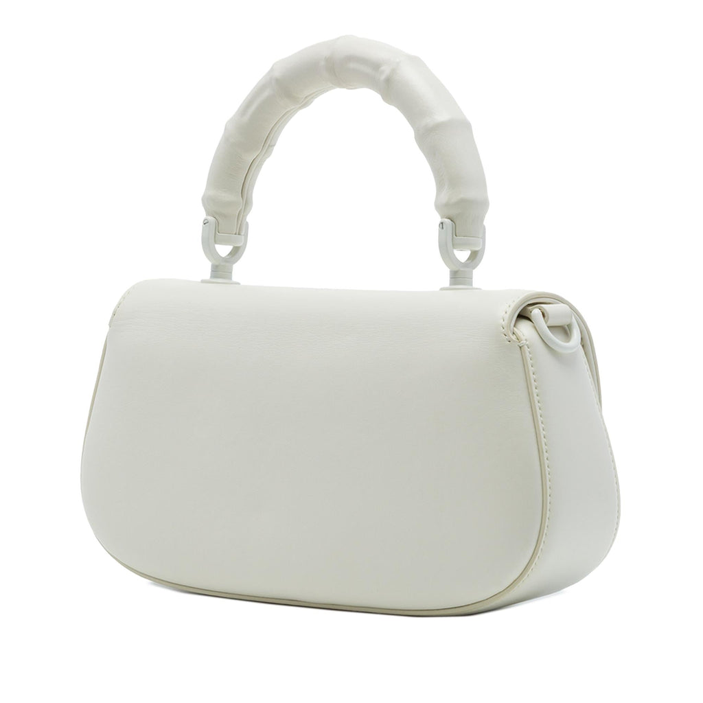 Gucci Small Calfskin Bamboo Diva Top Handle Bag