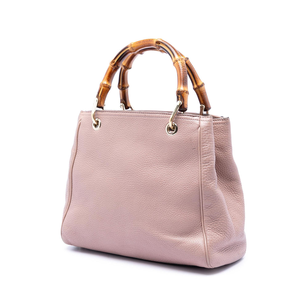 Gucci Small Calfskin Bamboo Shopper Satchel
