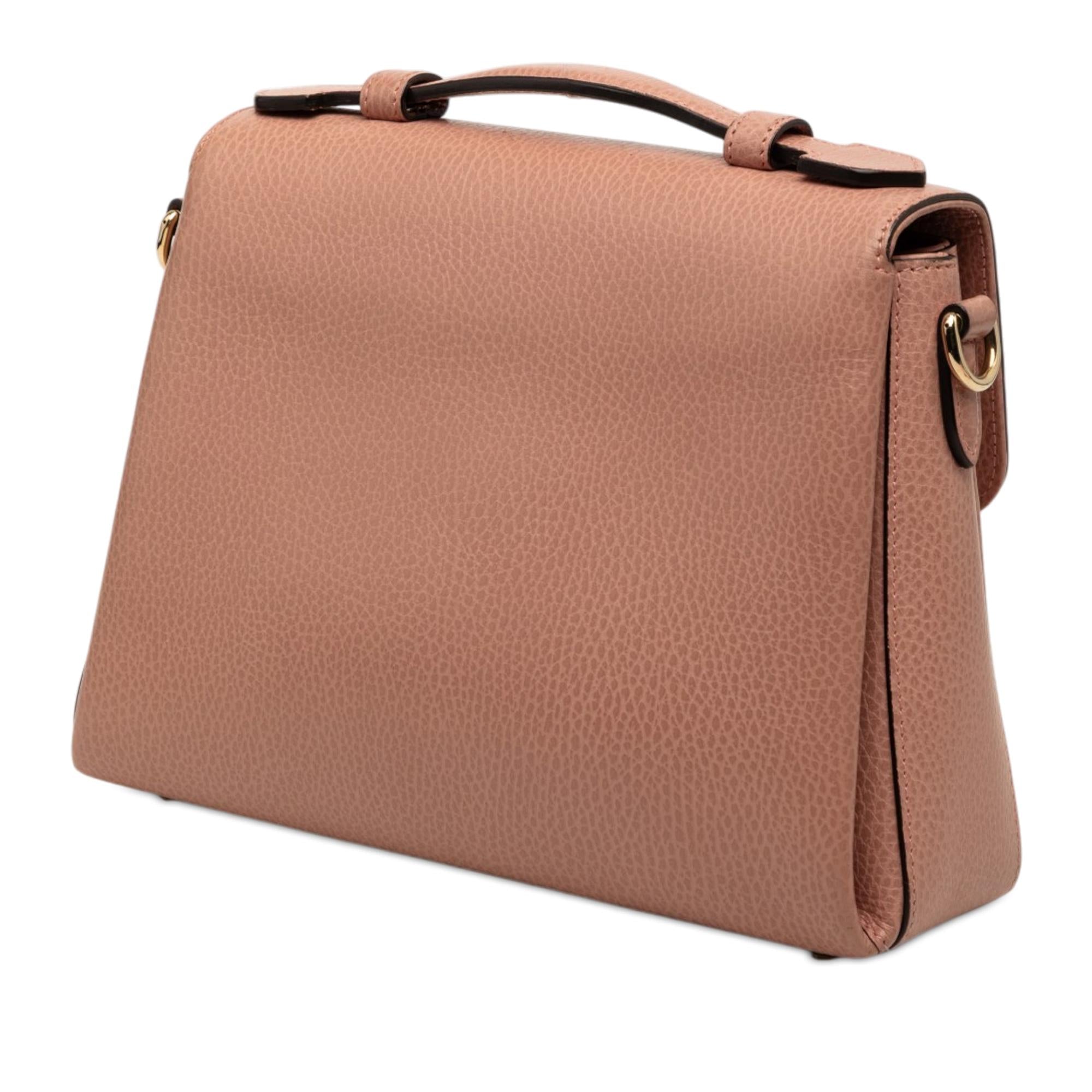 Gucci Small Dollar Calf Interlocking G Satchel