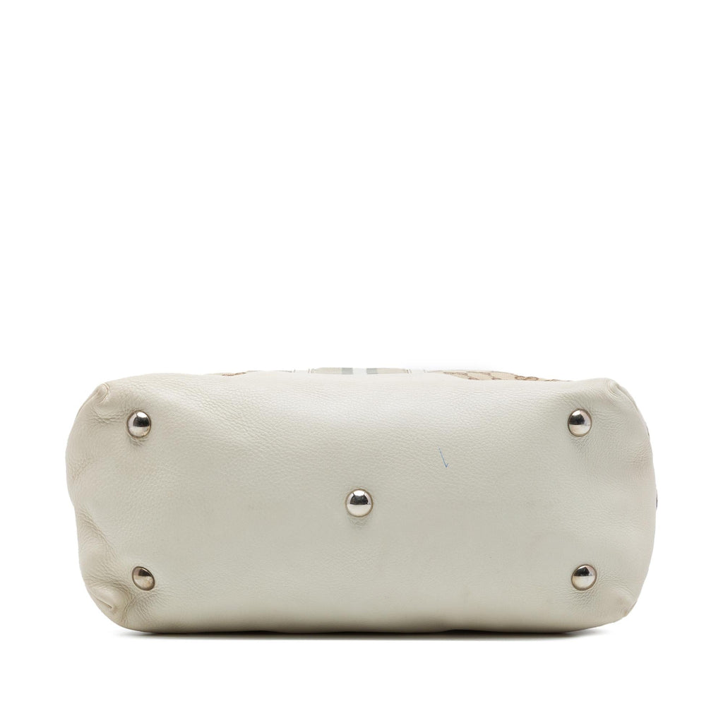 Gucci Small GG Canvas Web Libeccio Sunset Tote
