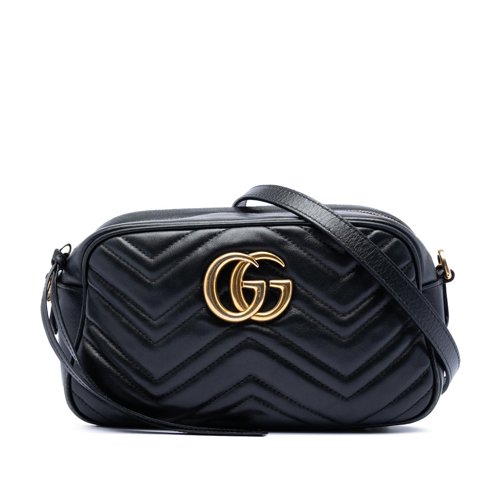 Gucci Small GG Marmont Matelasse Calfskin Crossbody
