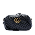 Gucci Small GG Marmont Matelasse Calfskin Crossbody