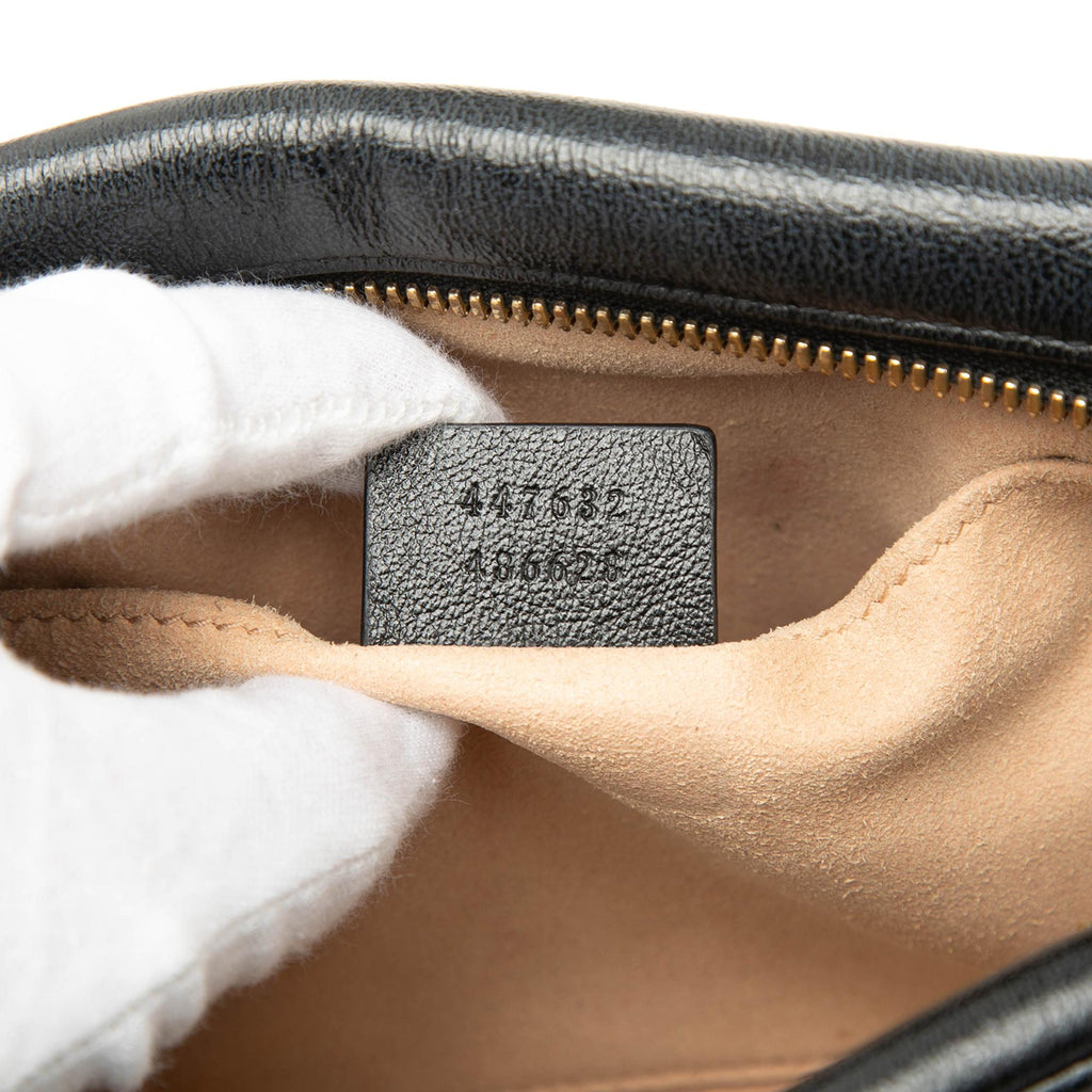 Gucci Small GG Marmont Matelasse GG Canvas and Leather Crossbody