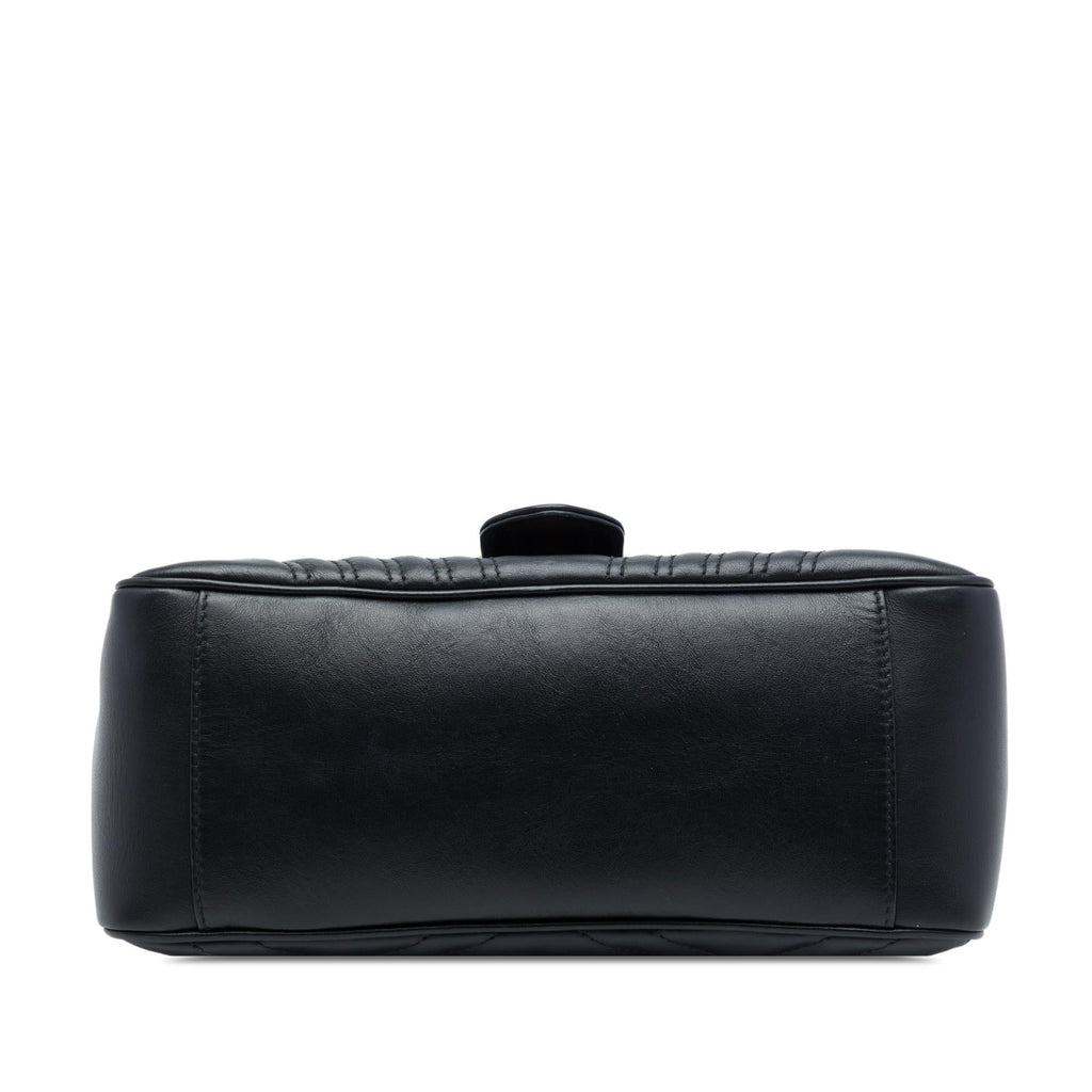 Gucci Small GG Marmont Matelasse Leather Top Handle Bag