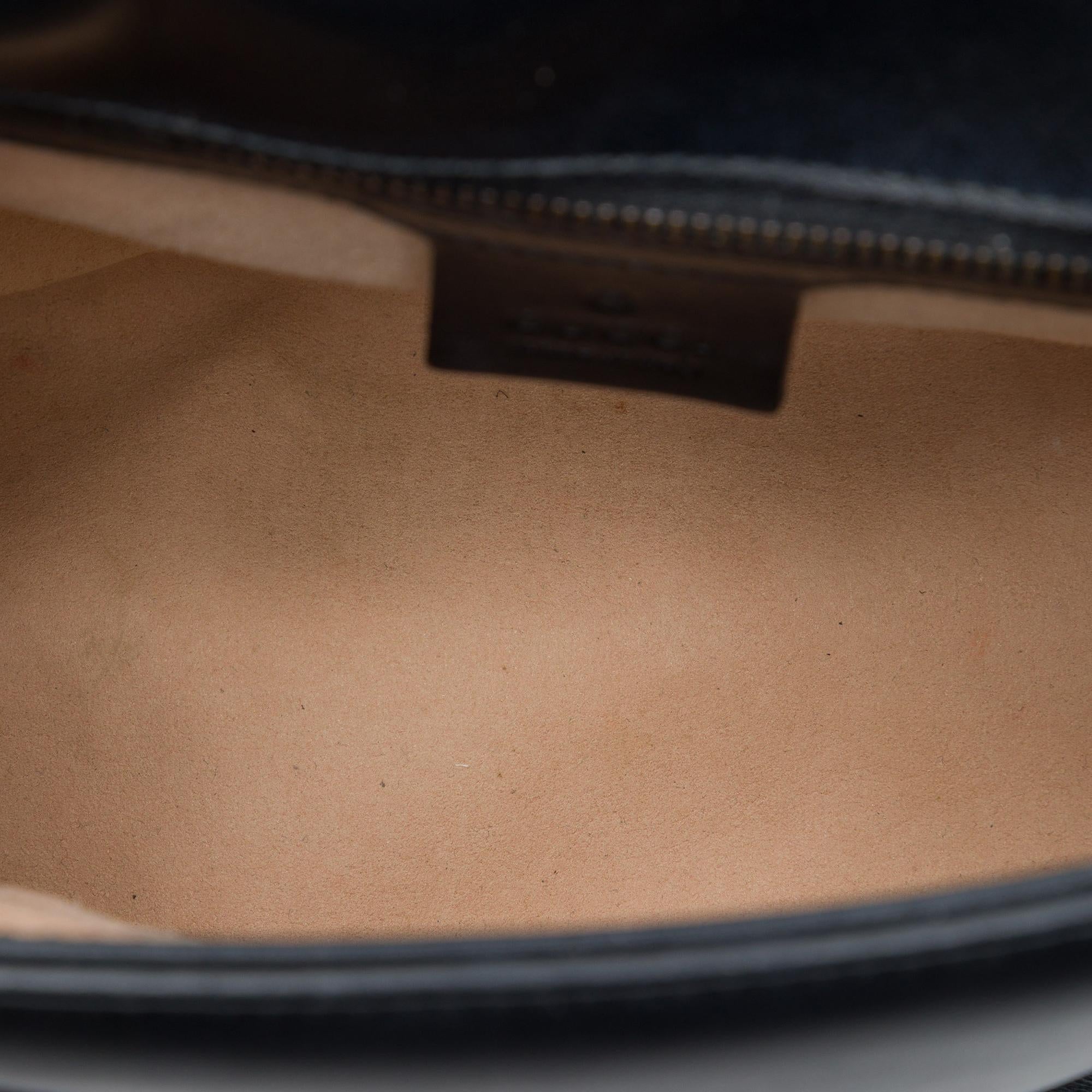 Gucci Small GG Marmont Matelasse Leather Top Handle Bag