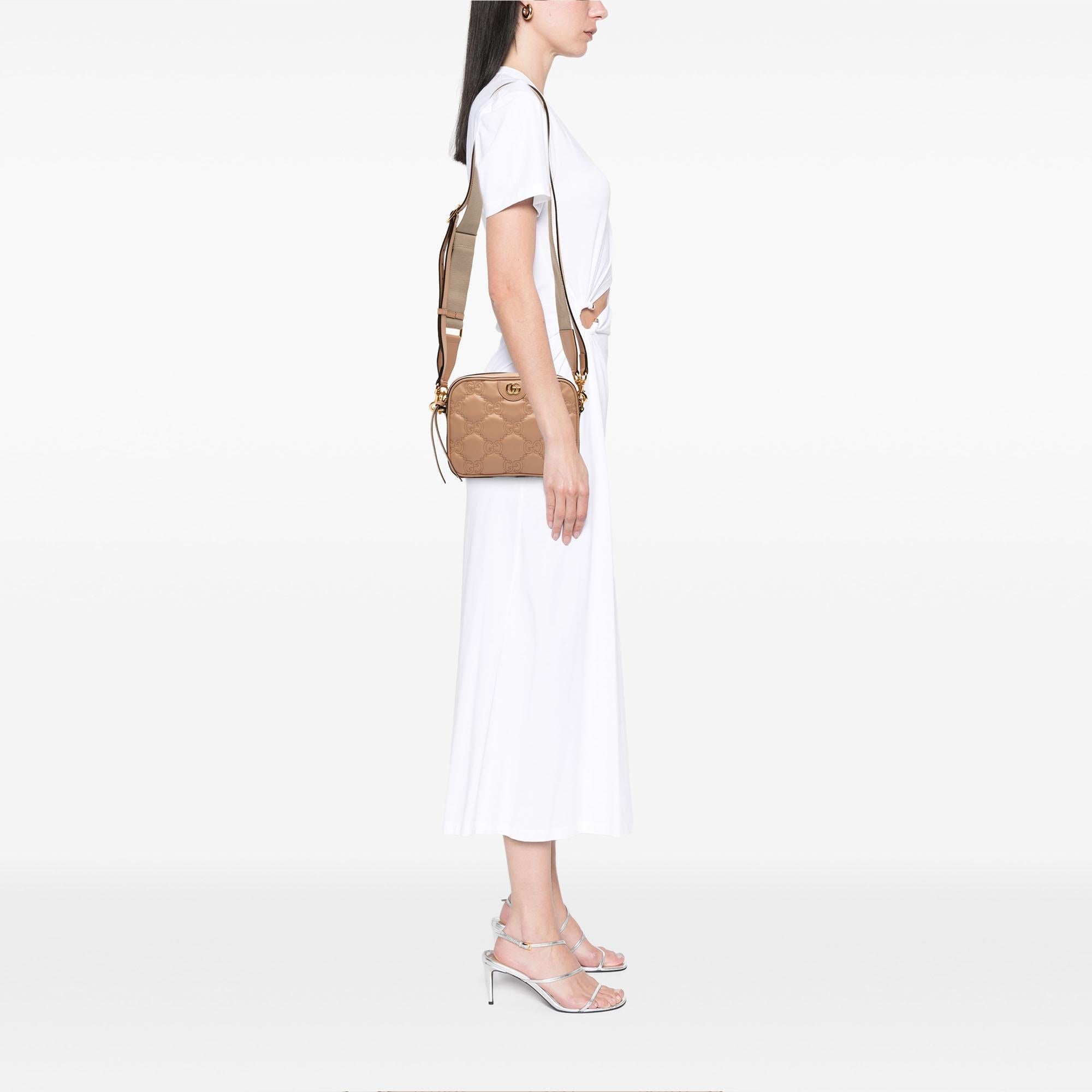 Gucci Small GG Matelasse Calfskin Crossbody