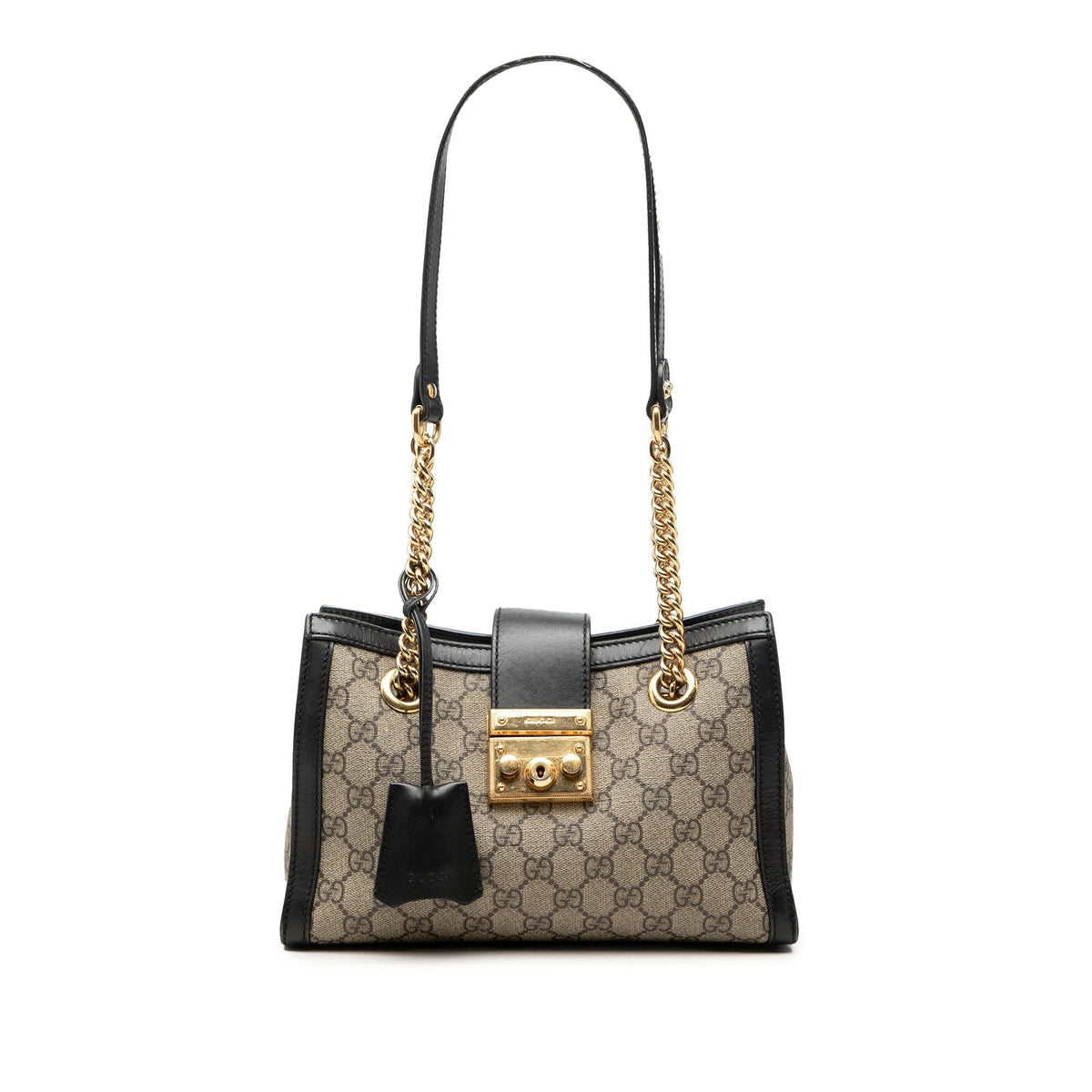 Gucci Small GG Supreme Padlock Tote