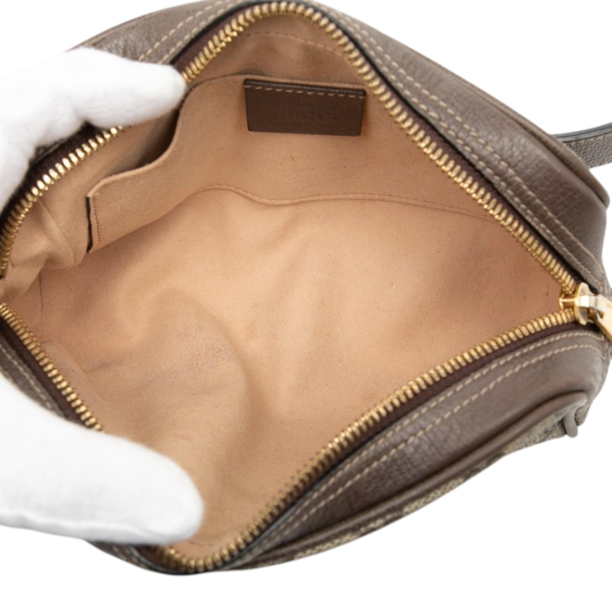 Gucci Small GG Supreme Web Ophidia Belt Bag
