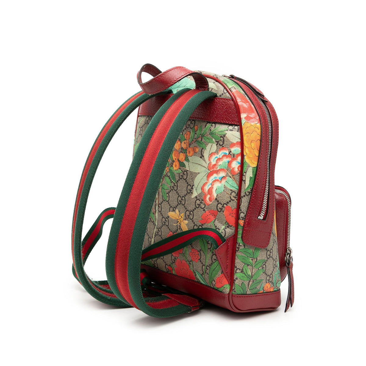 Gucci Small GG Supreme Web Tian Backpack