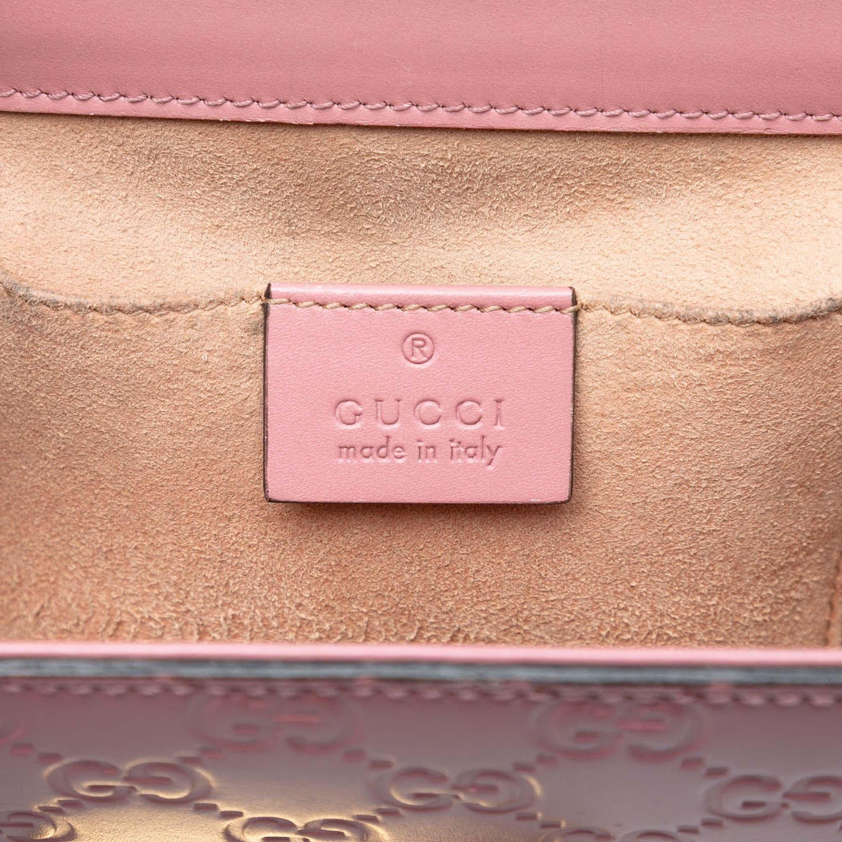 Gucci Small Guccissima Padlock Crossbody