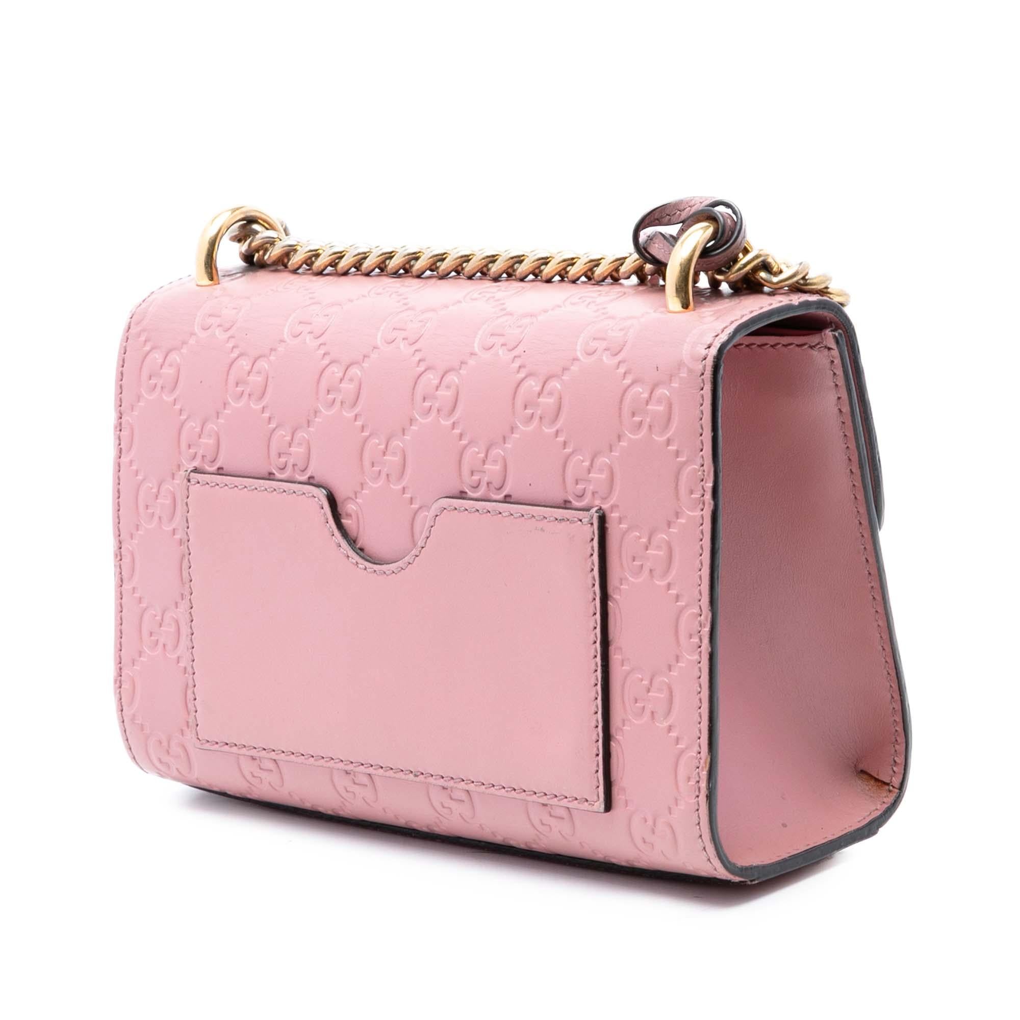 Gucci Small Guccissima Padlock Crossbody
