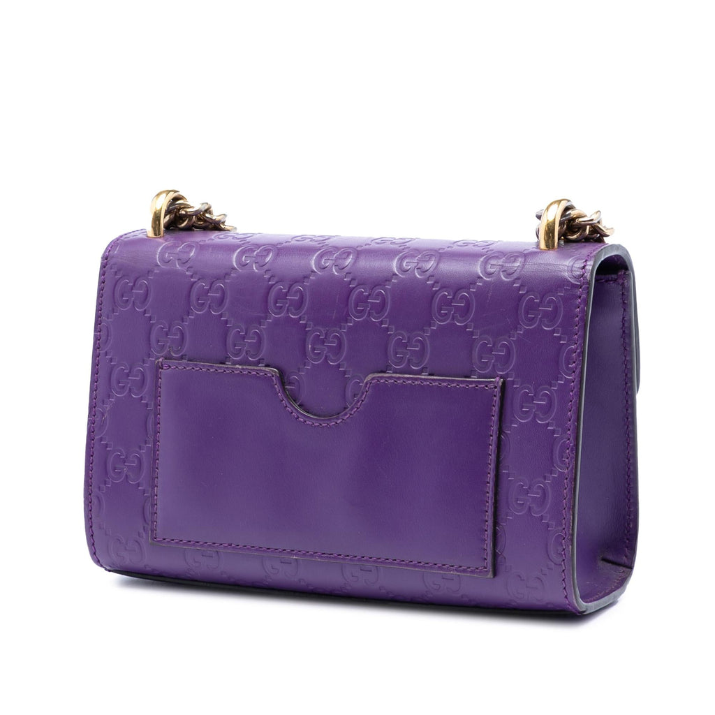 Gucci Small Guccissima Padlock Crossbody