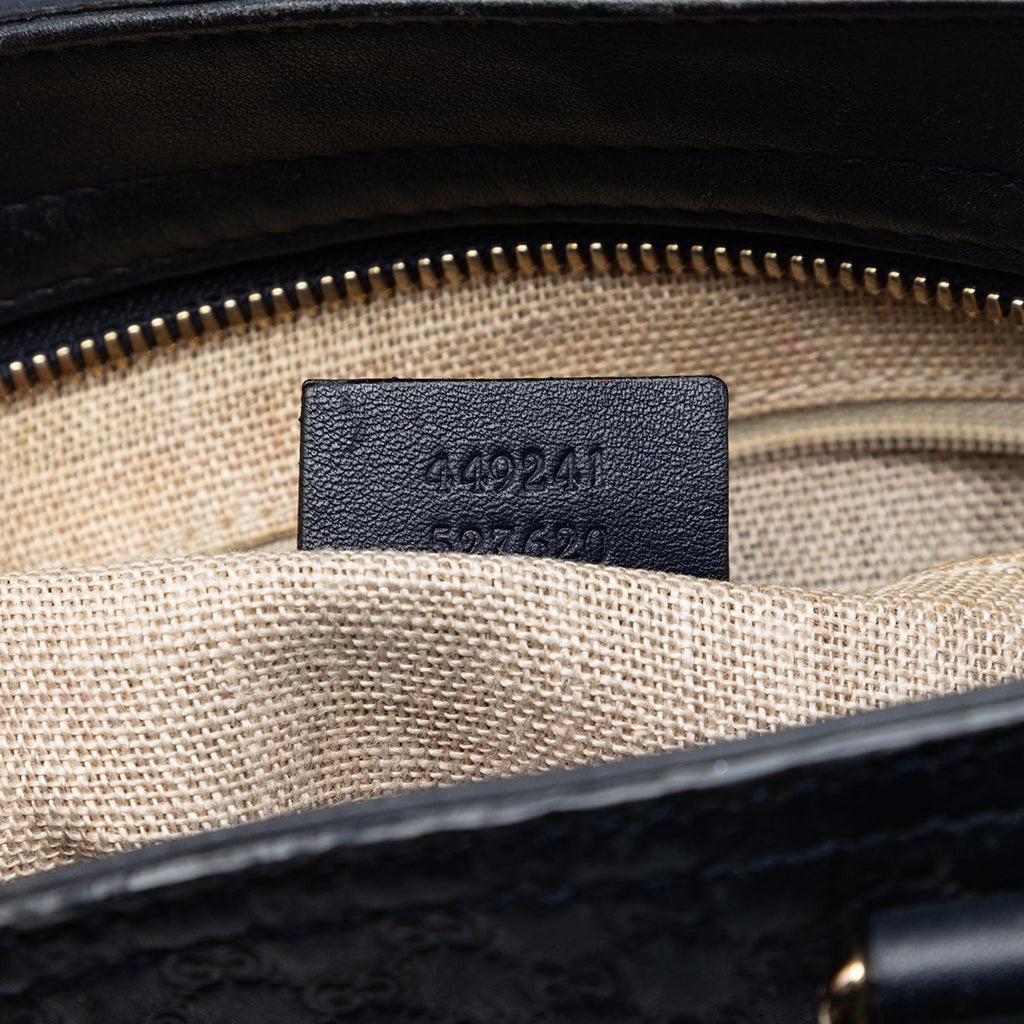 Gucci Small Microguccissima Bree Satchel