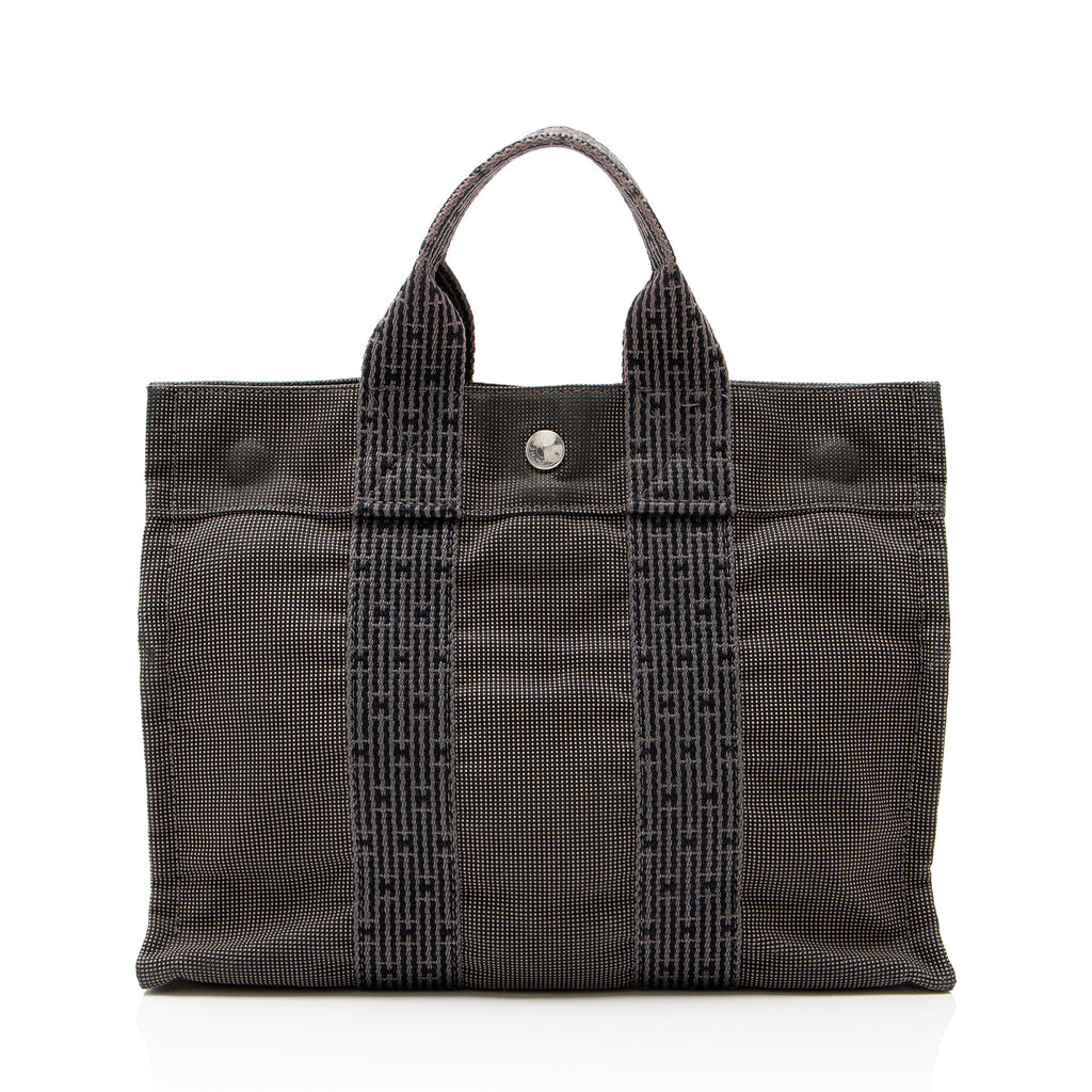Hermes Vintage Canvas Herline PM Tote