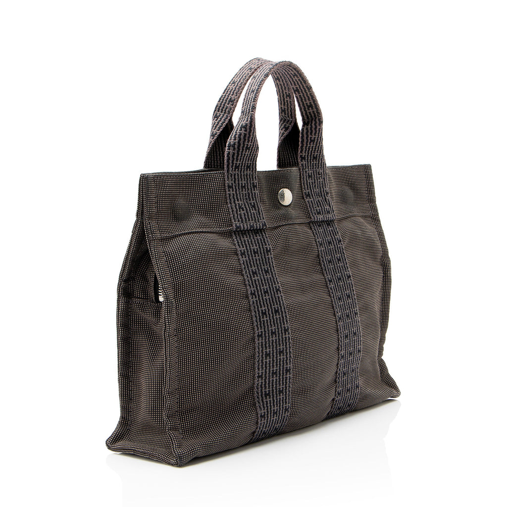 Hermes Vintage Canvas Herline PM Tote