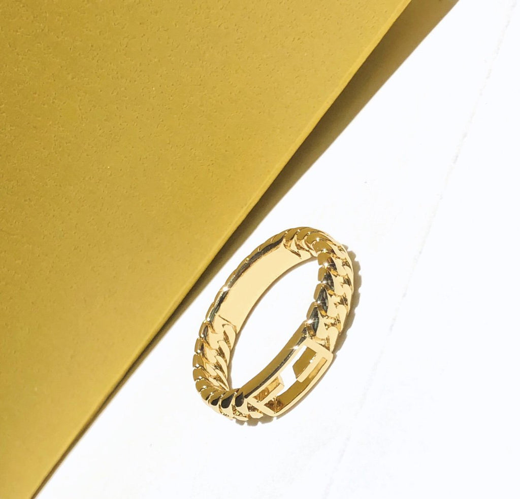 BAGUETTE RING GOLD
