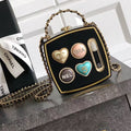 CC 25 Minaudière Makeup Palette Bag Black mix Colors Plexiglass