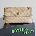 Bottega Veneta 2026 Madison Intrecciato Bag 27cm Beige Leather