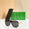 BV New Knot Aviator Sunglasses Brown Acetate