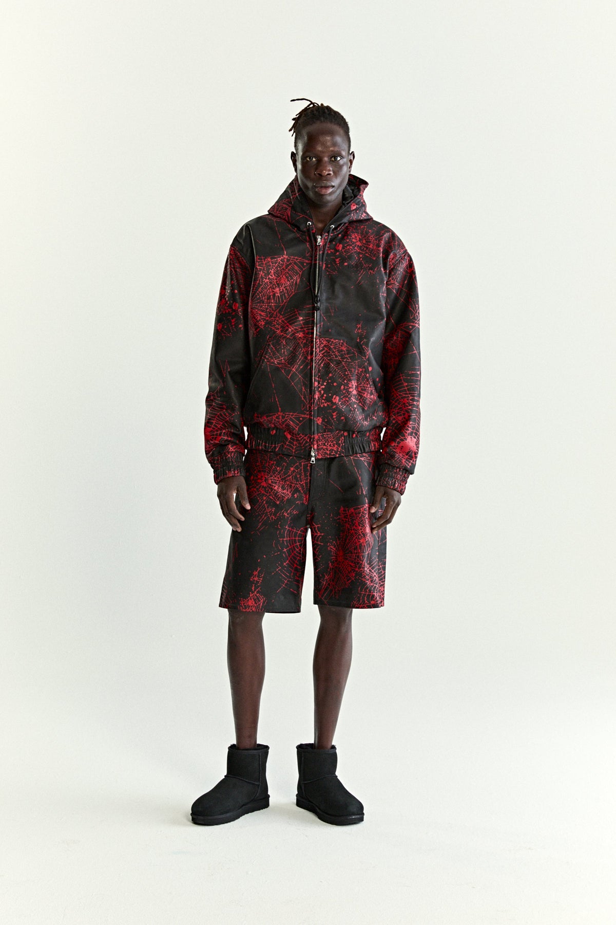 V2 WEB LEATHER JACKET