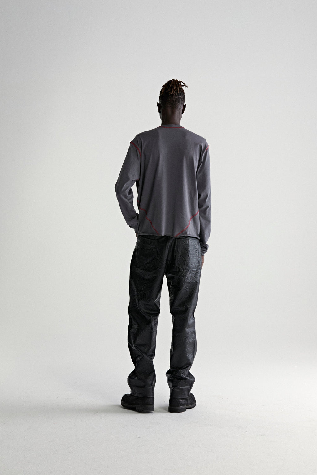 SP5DER CONTRAST STITCH LS