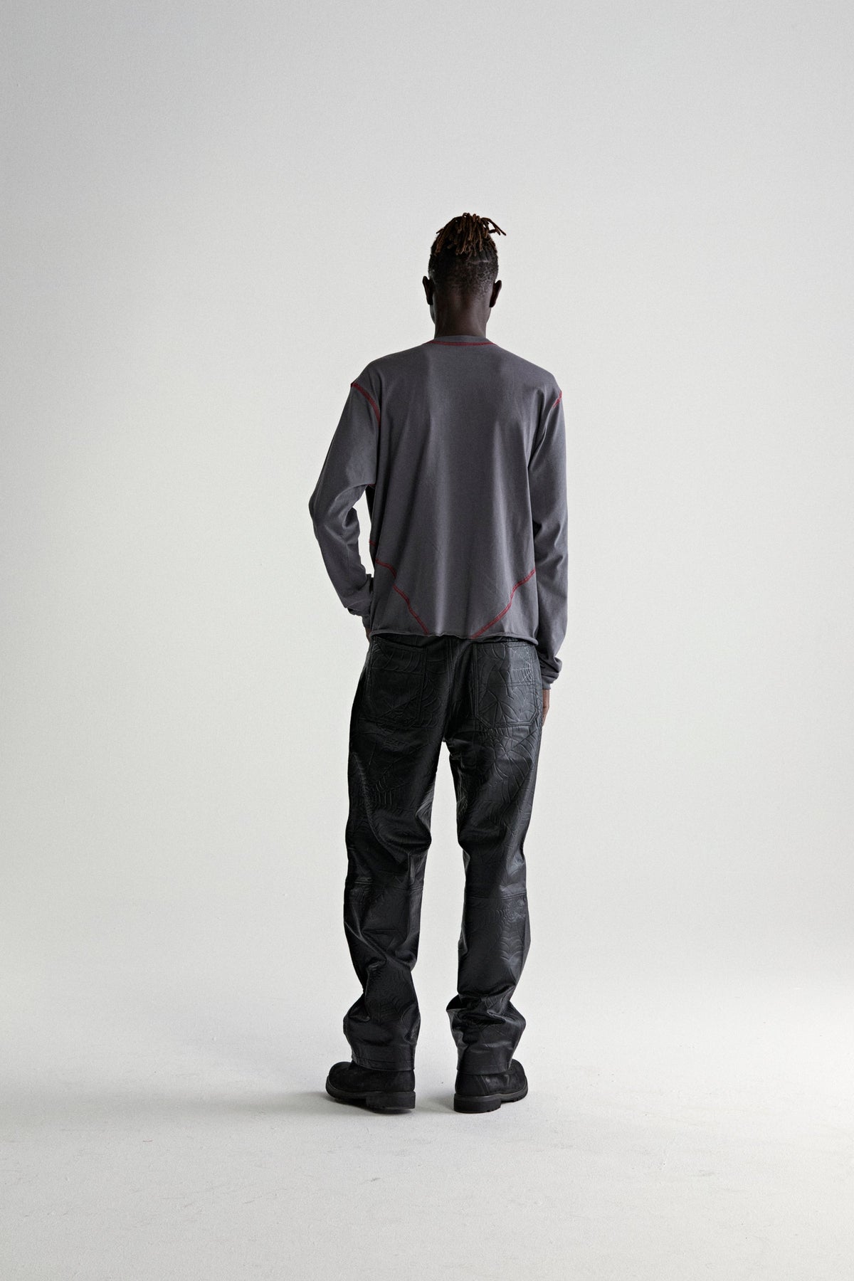 SP5DER CONTRAST STITCH LS