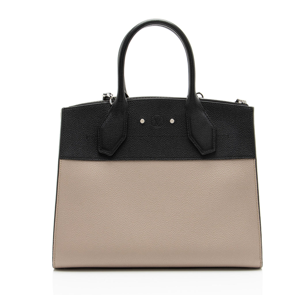 Louis Vuitton Calfskin City Steamer MM Tote