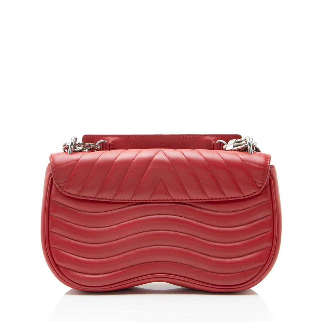Louis Vuitton Calfskin New Wave Chain MM Shoulder Bag