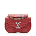 Louis Vuitton Calfskin New Wave Chain MM Shoulder Bag
