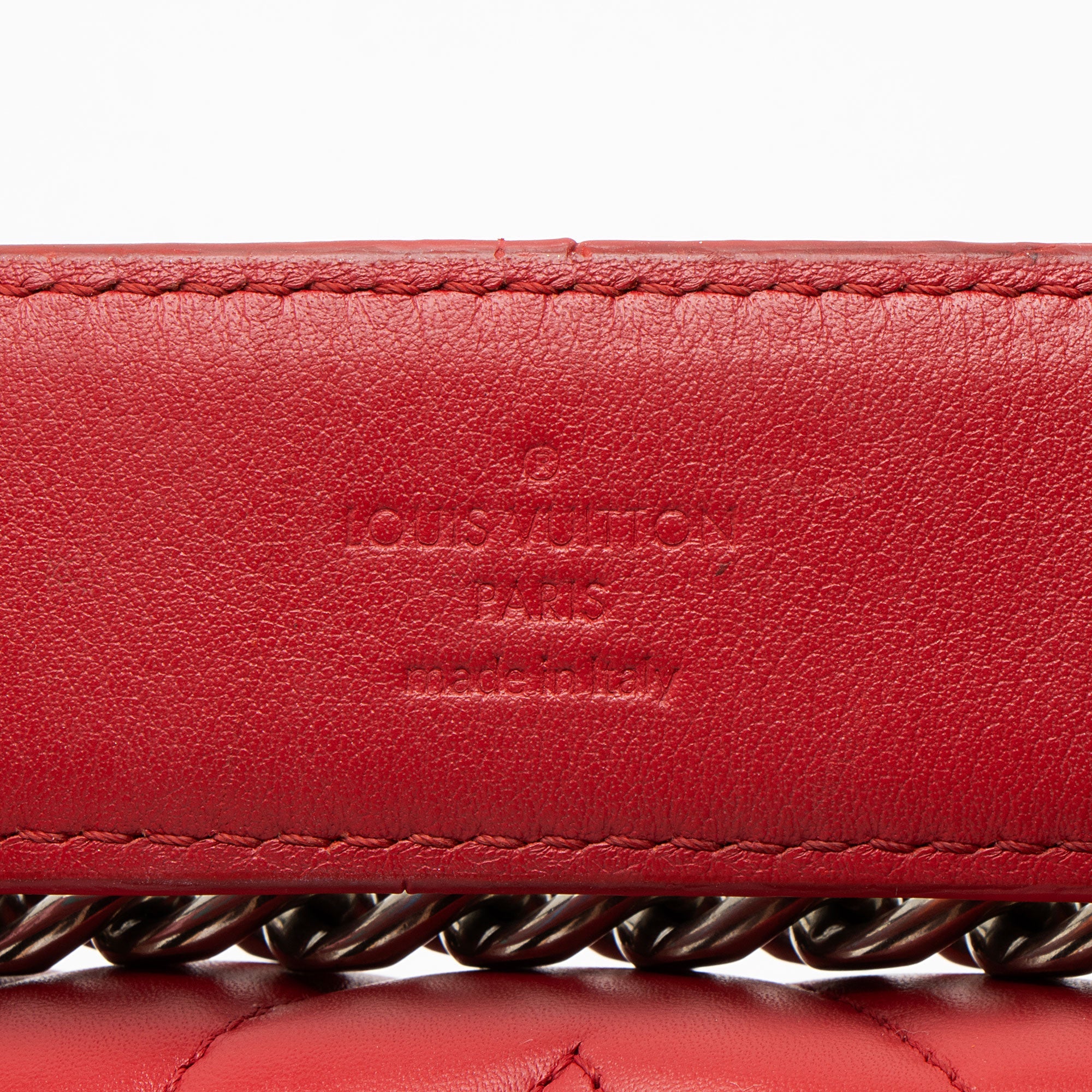Louis Vuitton Calfskin New Wave Chain MM Shoulder Bag