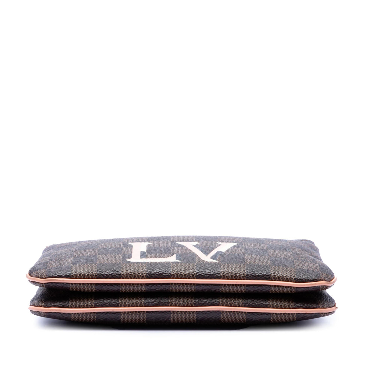 Louis Vuitton Damier Ebene Pochette Double Zip
