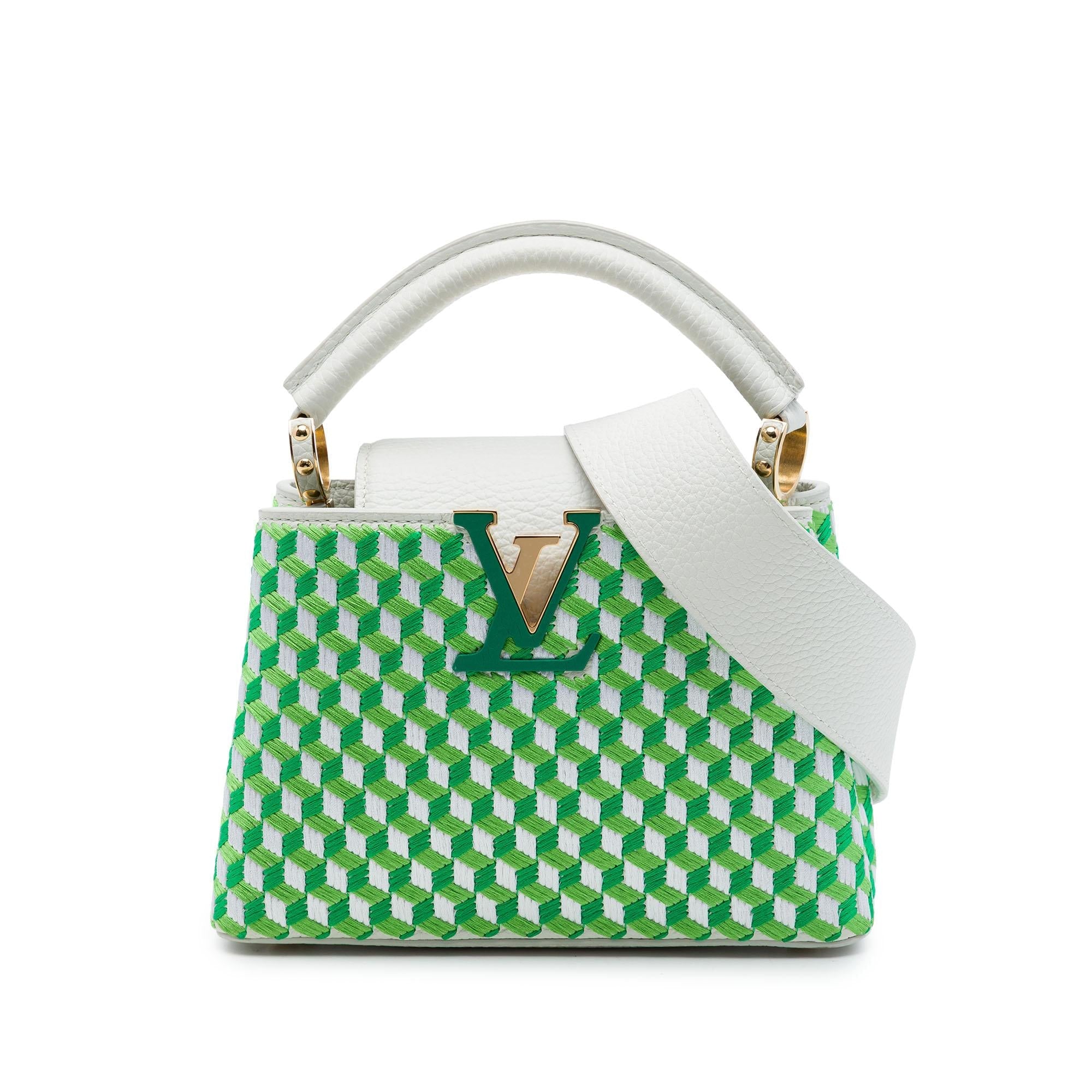 Louis Vuitton Embroidered Taurillon Mini Capucines