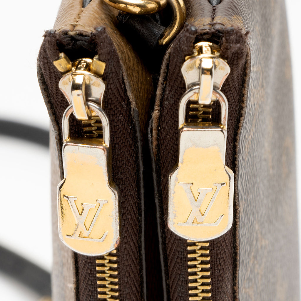 Louis Vuitton Giant Monogram Canvas Double Zip Pochette