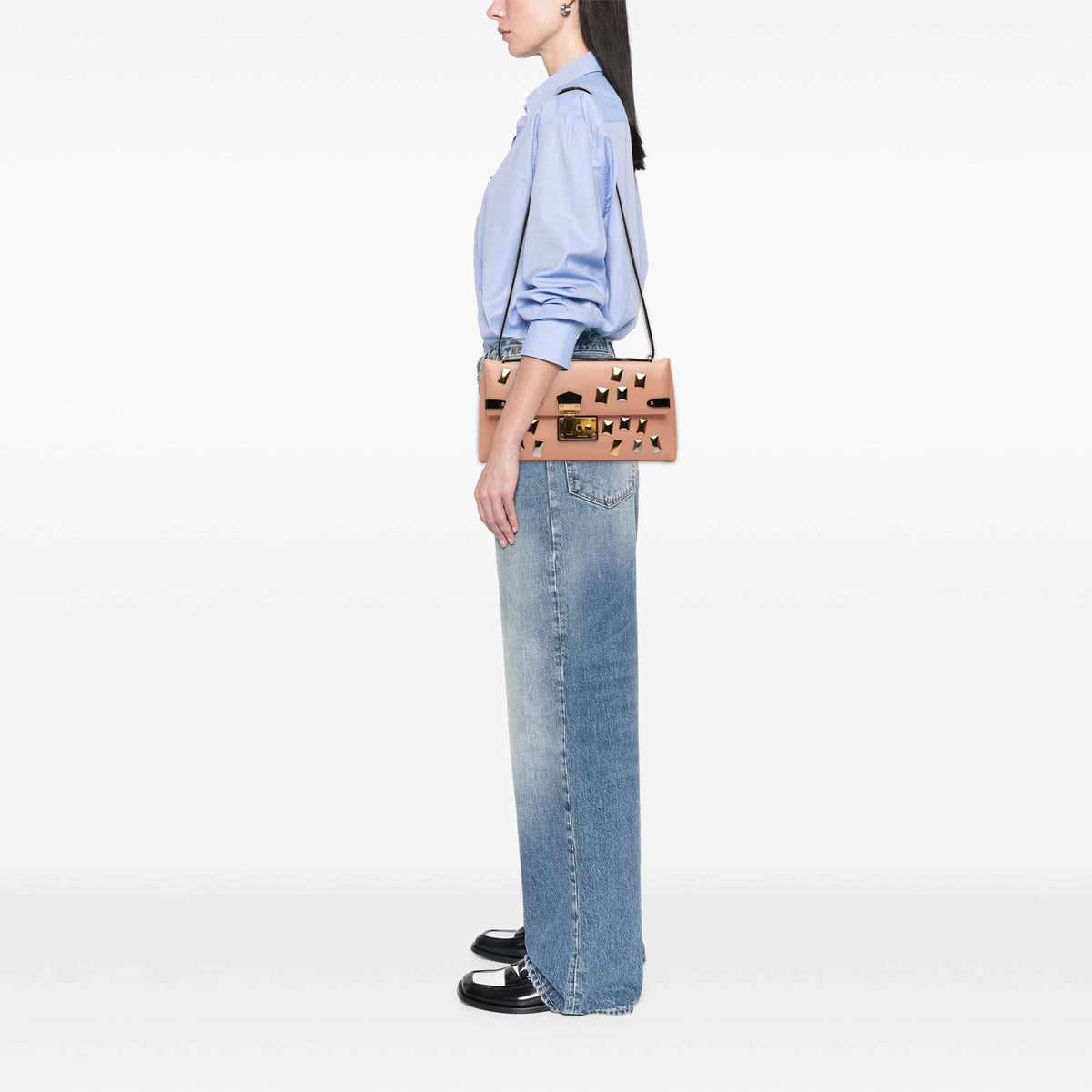 Louis Vuitton Glazed Calfskin Sac Triangle PM