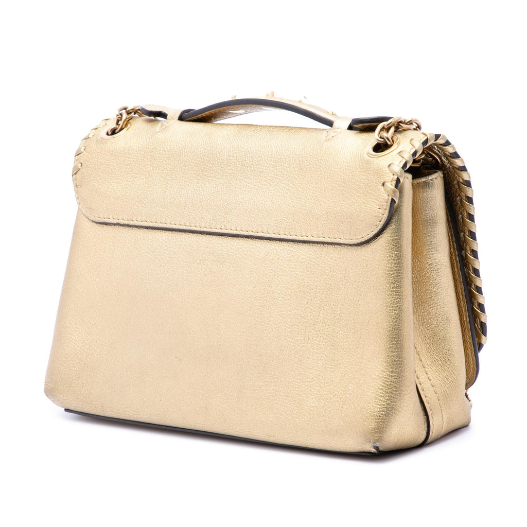 Louis Vuitton Metallic Cuir Plume Ecume Very Chain Bag
