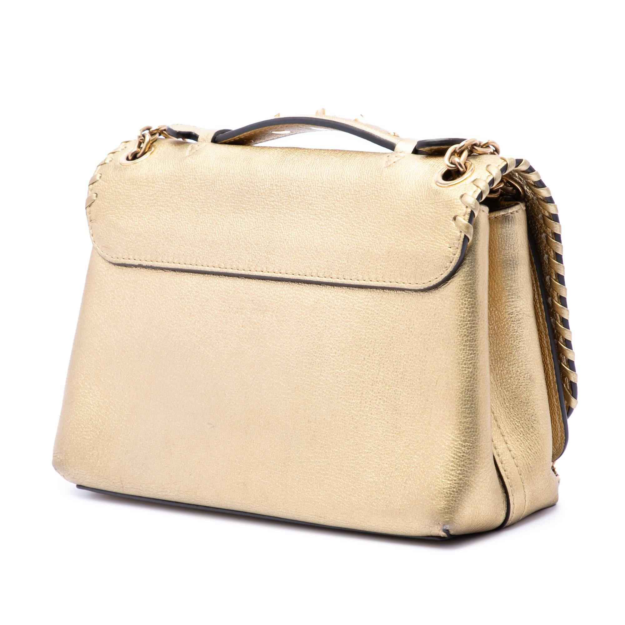 Louis Vuitton Metallic Cuir Plume Ecume Very Chain Bag