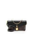Louis Vuitton Monogram Canvas Padlock on Strap