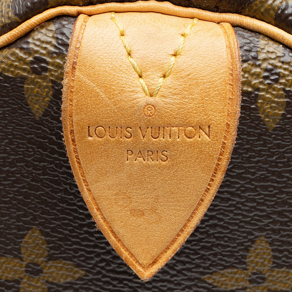 Louis Vuitton Monogram Canvas Speedy 30 Satchel - FINAL SALE