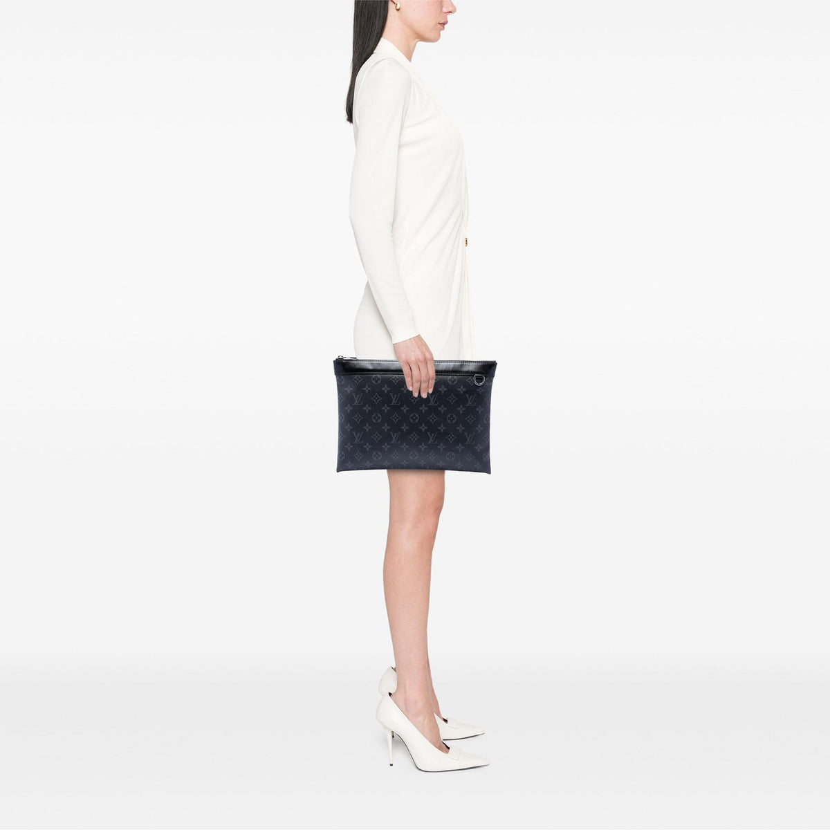 Louis Vuitton Monogram Eclipse Discovery Pochette GM