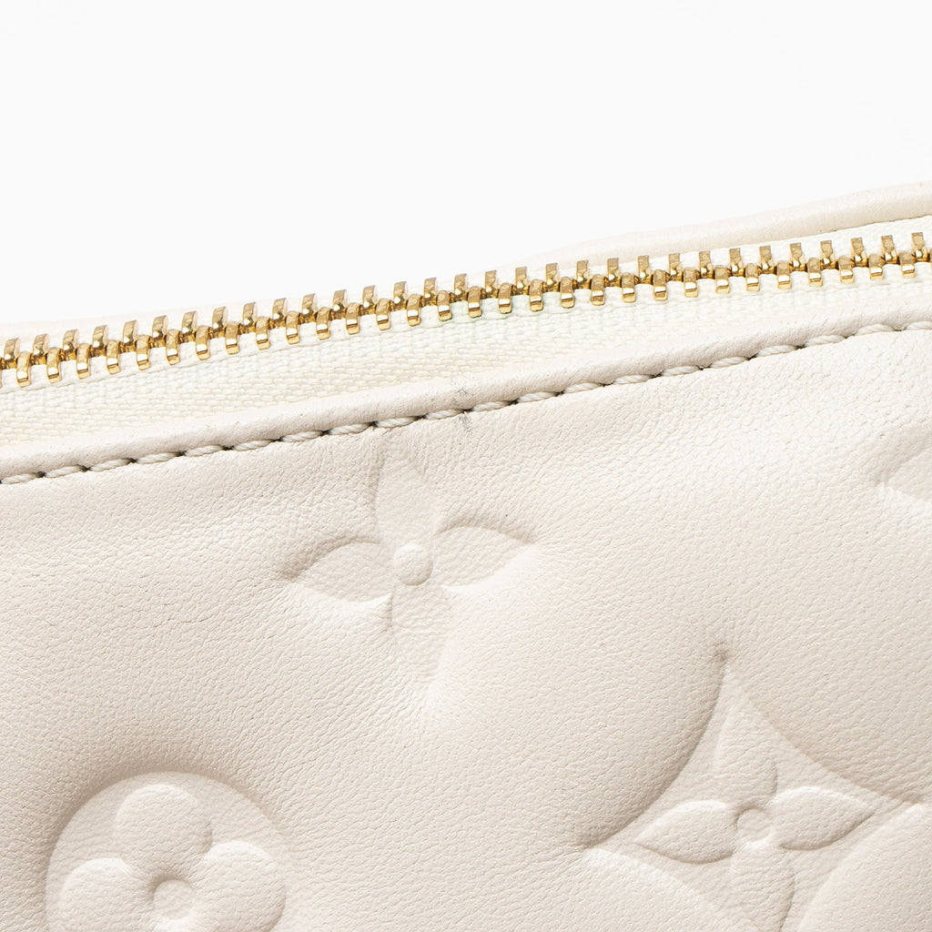 Louis Vuitton Monogram Embossed Lambskin Coussin PM Shoulder Bag