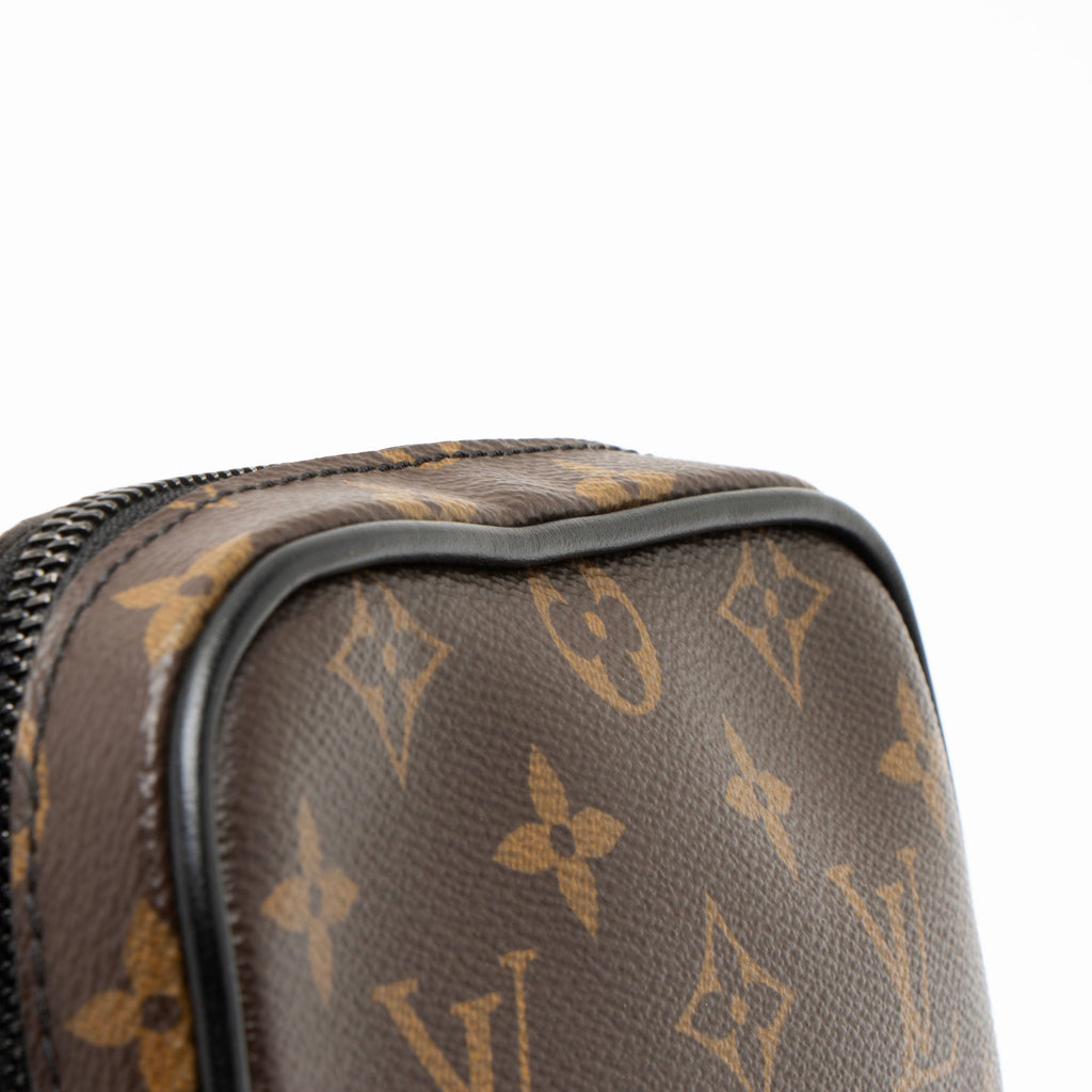 Louis Vuitton Monogram Macassar Christopher Wearable Wallet Shoulder Bag