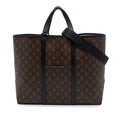 Louis Vuitton Monogram Macassar Weekend Tote GM