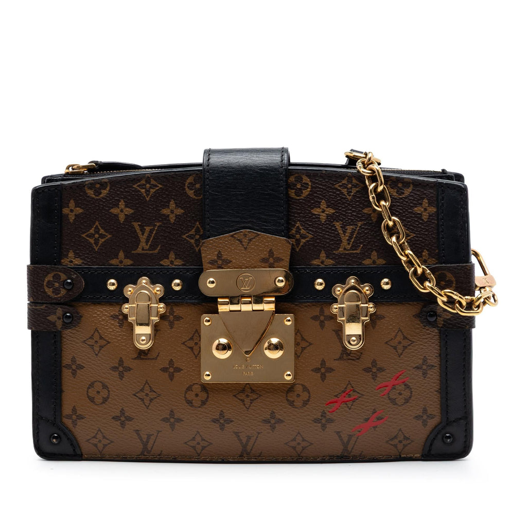 Louis Vuitton Monogram Reverse Trunk Clutch