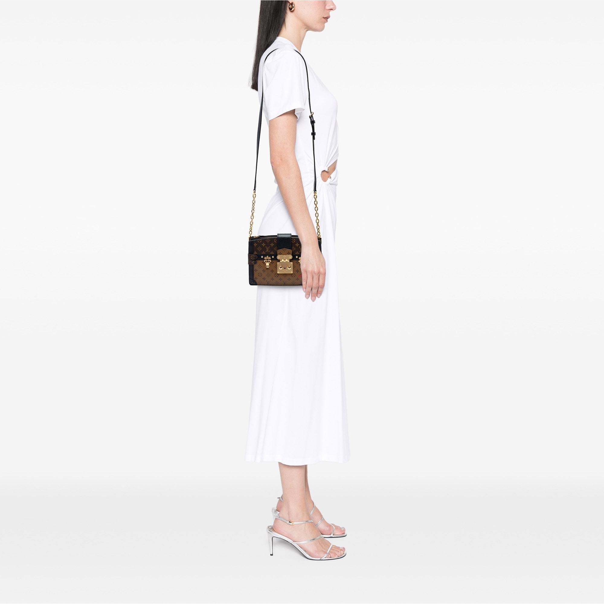 Louis Vuitton Monogram Reverse Trunk Clutch