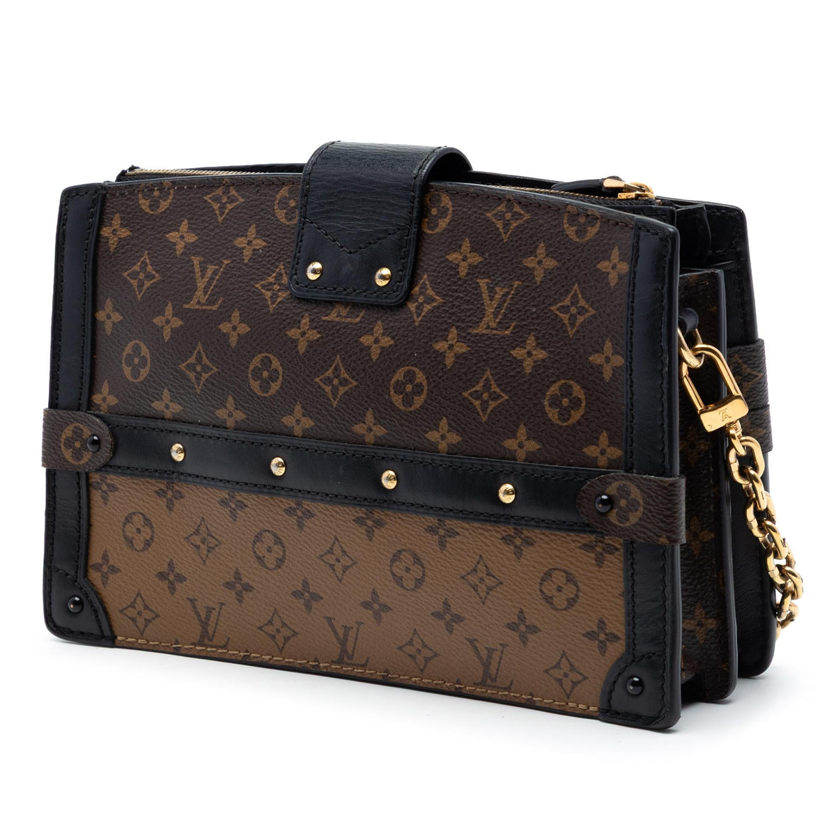 Louis Vuitton Monogram Reverse Trunk Clutch