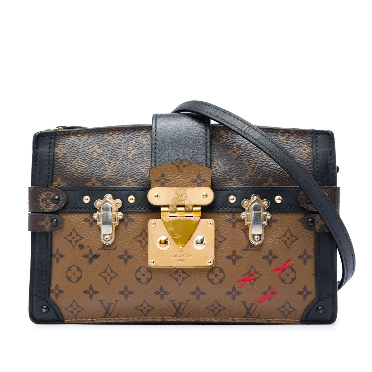 Louis Vuitton Monogram Reverse Trunk Clutch